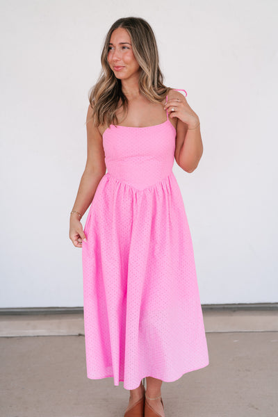 Romantic Feels Eyelet Maxi Dress