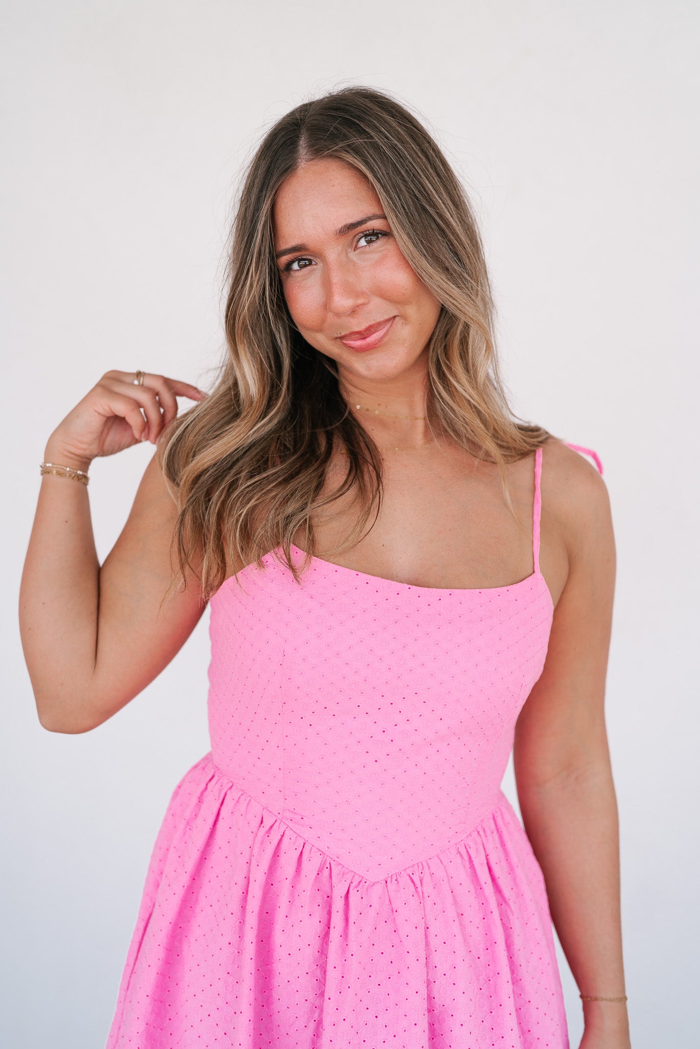 Romantic Feels Eyelet Maxi Dress