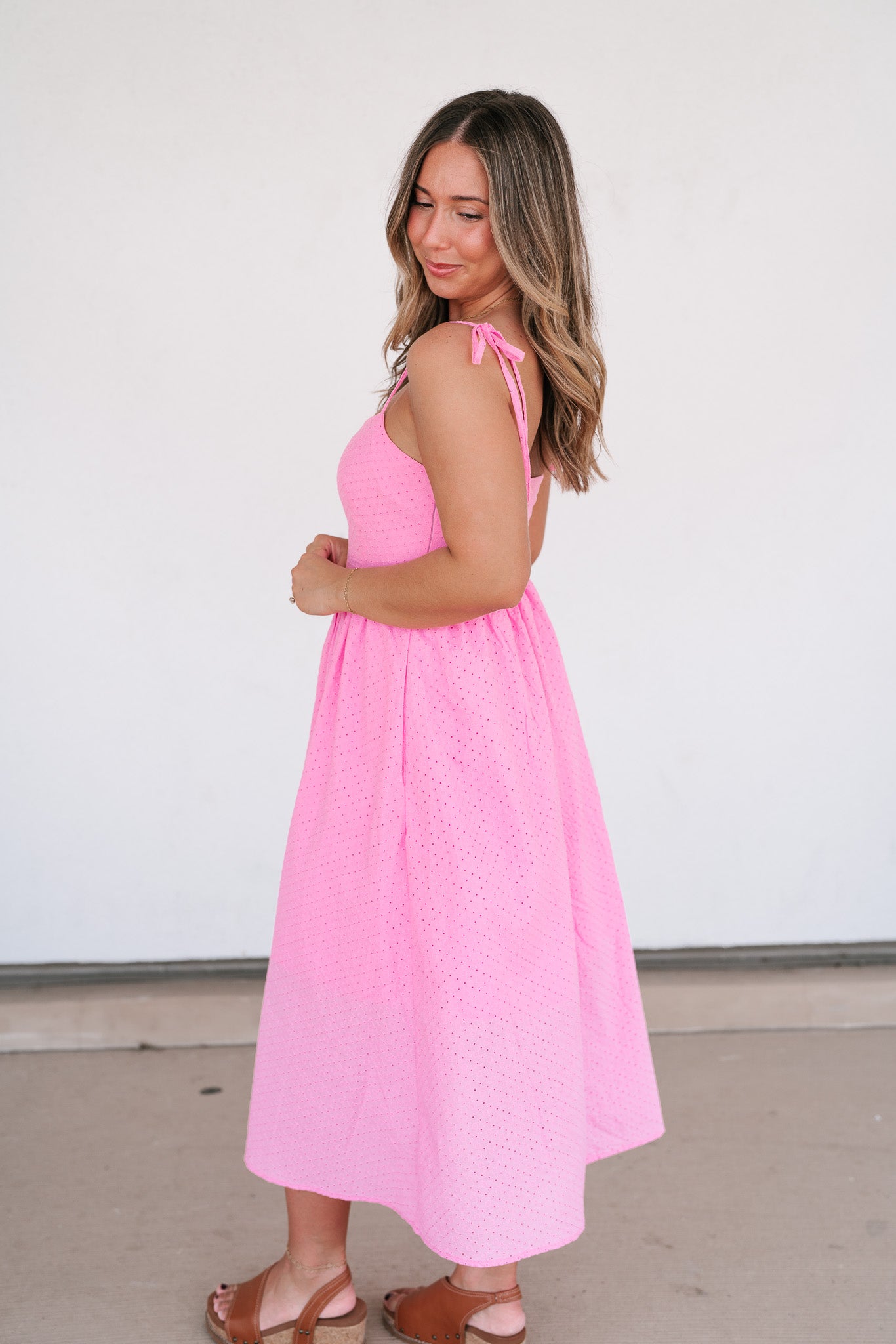Romantic Feels Eyelet Maxi Dress