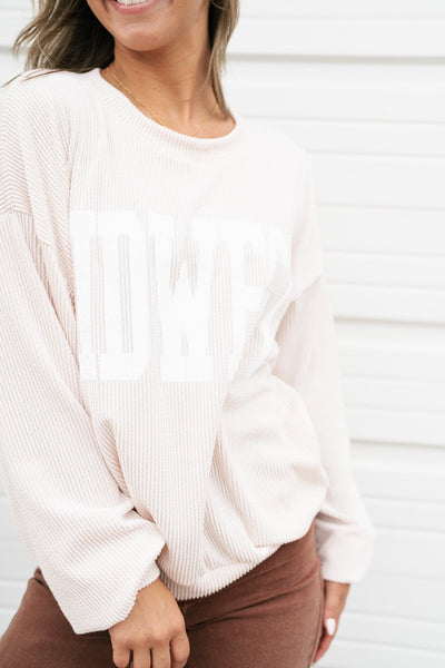 Midwest Graphic Ribbed Crewneck