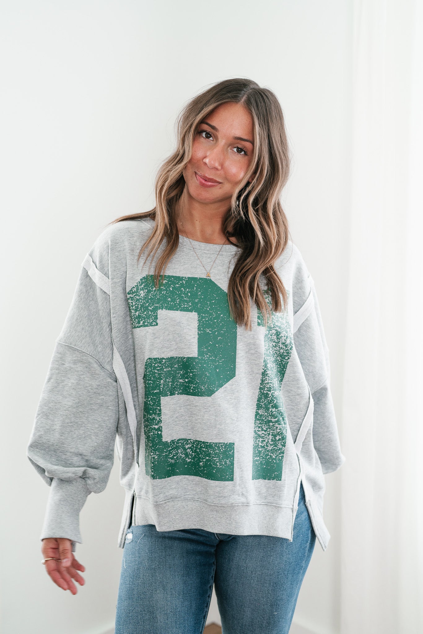 Varsity Vibes Oversized Top