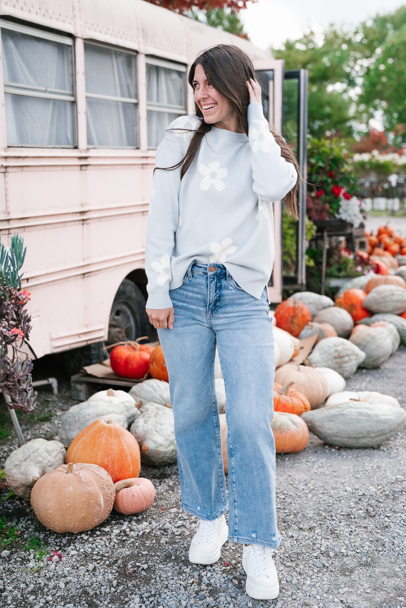 Soft Touch Floral Sweater