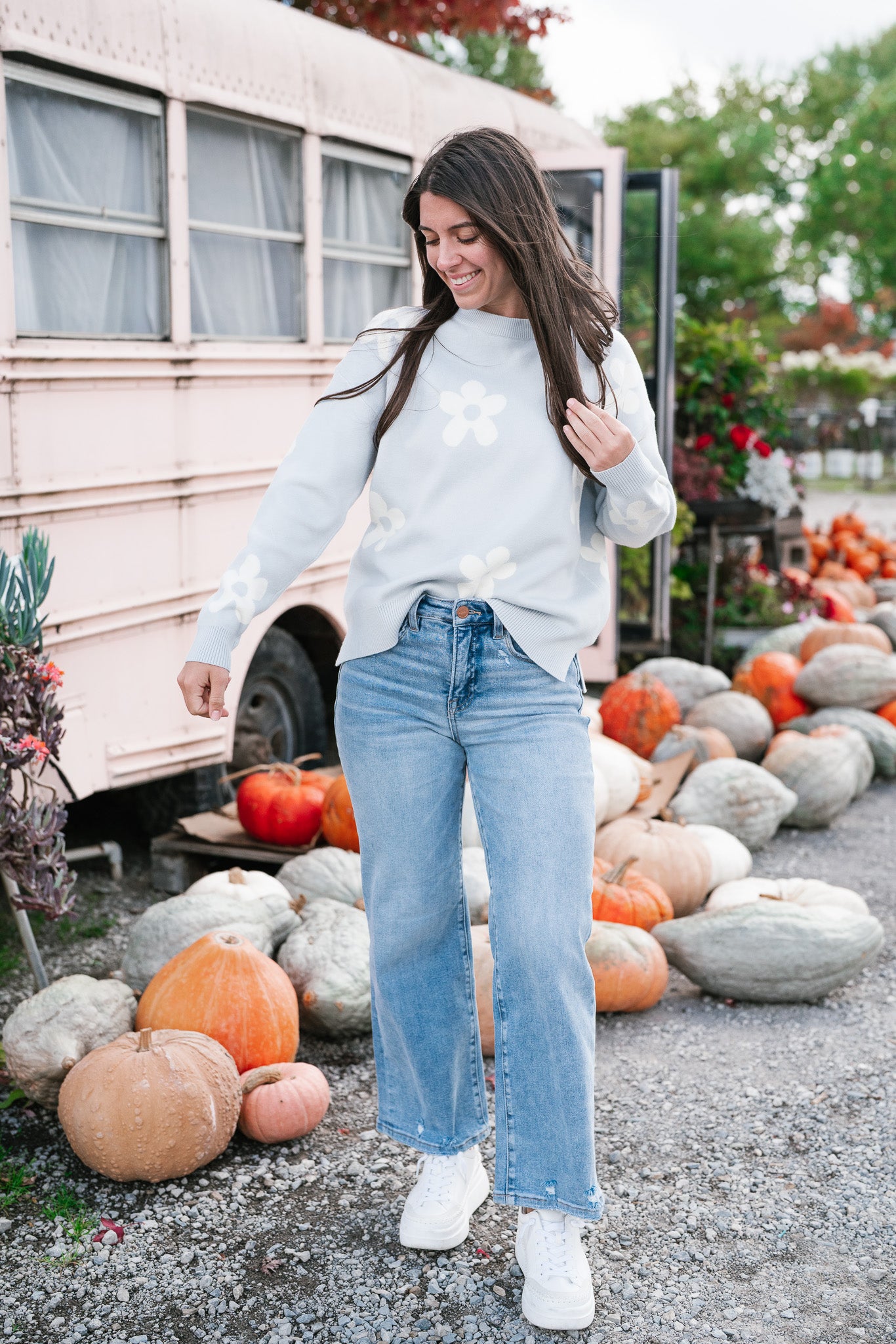 Soft Touch Floral Sweater