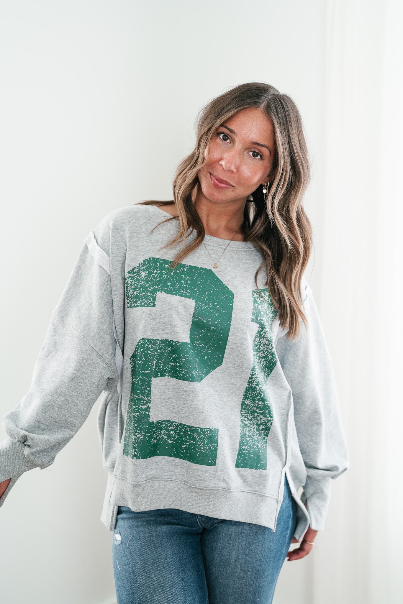 Varsity Vibes Oversized Top