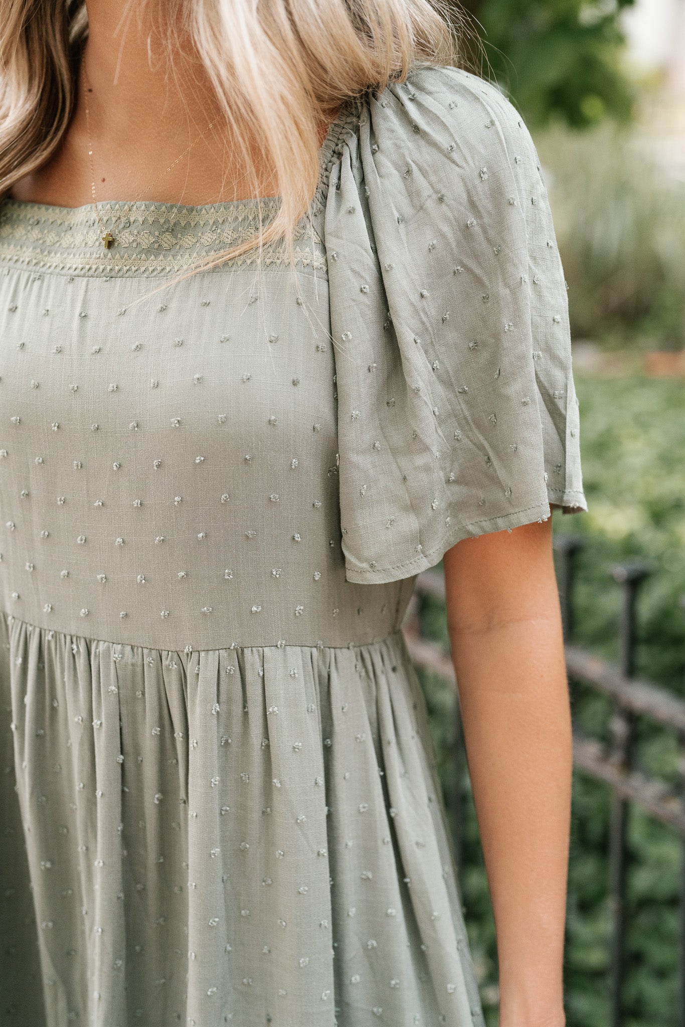 Day Date Square Neck Dress