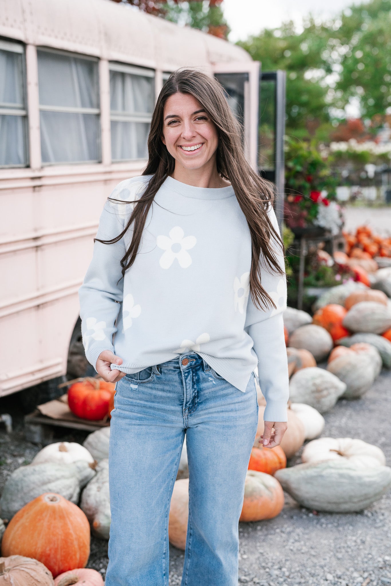 Soft Touch Floral Sweater