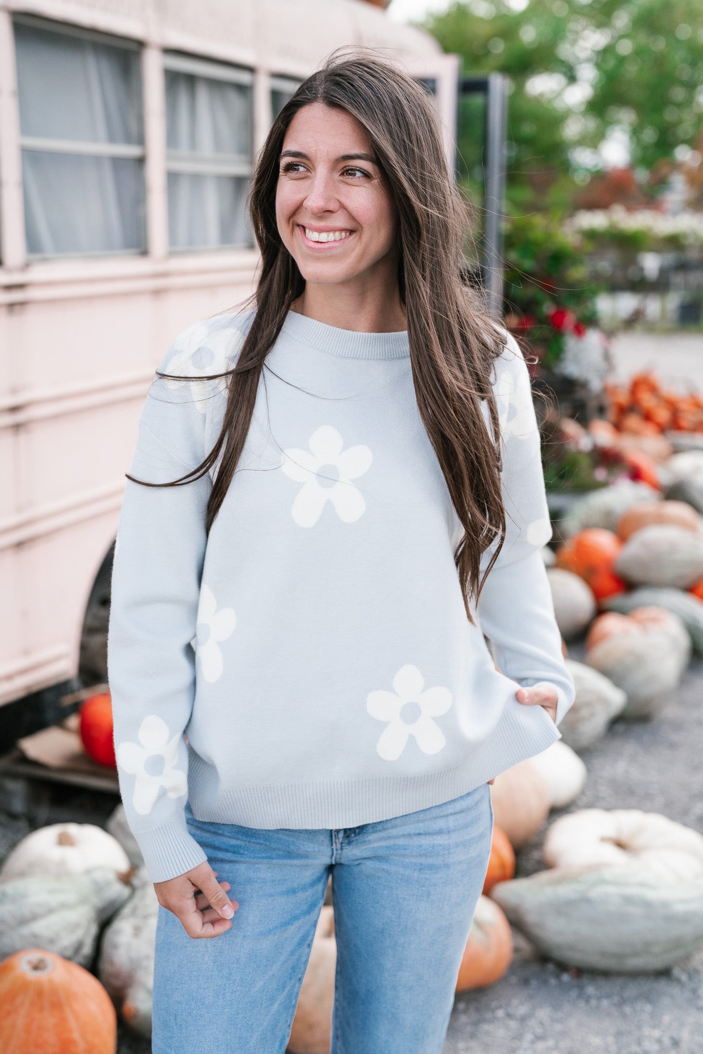 Soft Touch Floral Sweater