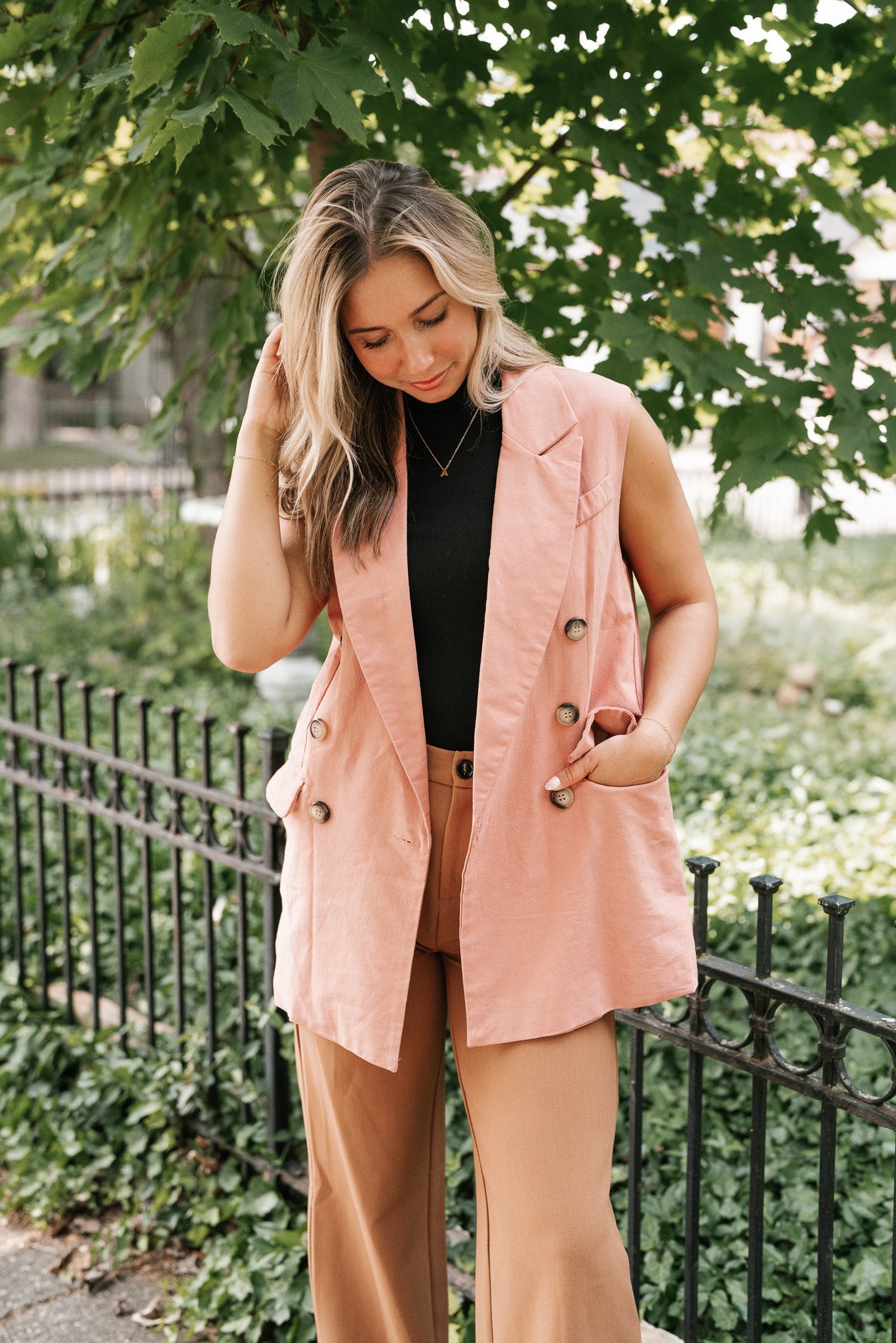 Thrive Oversized Blazer Vest