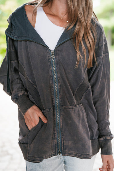 Late Summer Nights Zip Up Hoodie