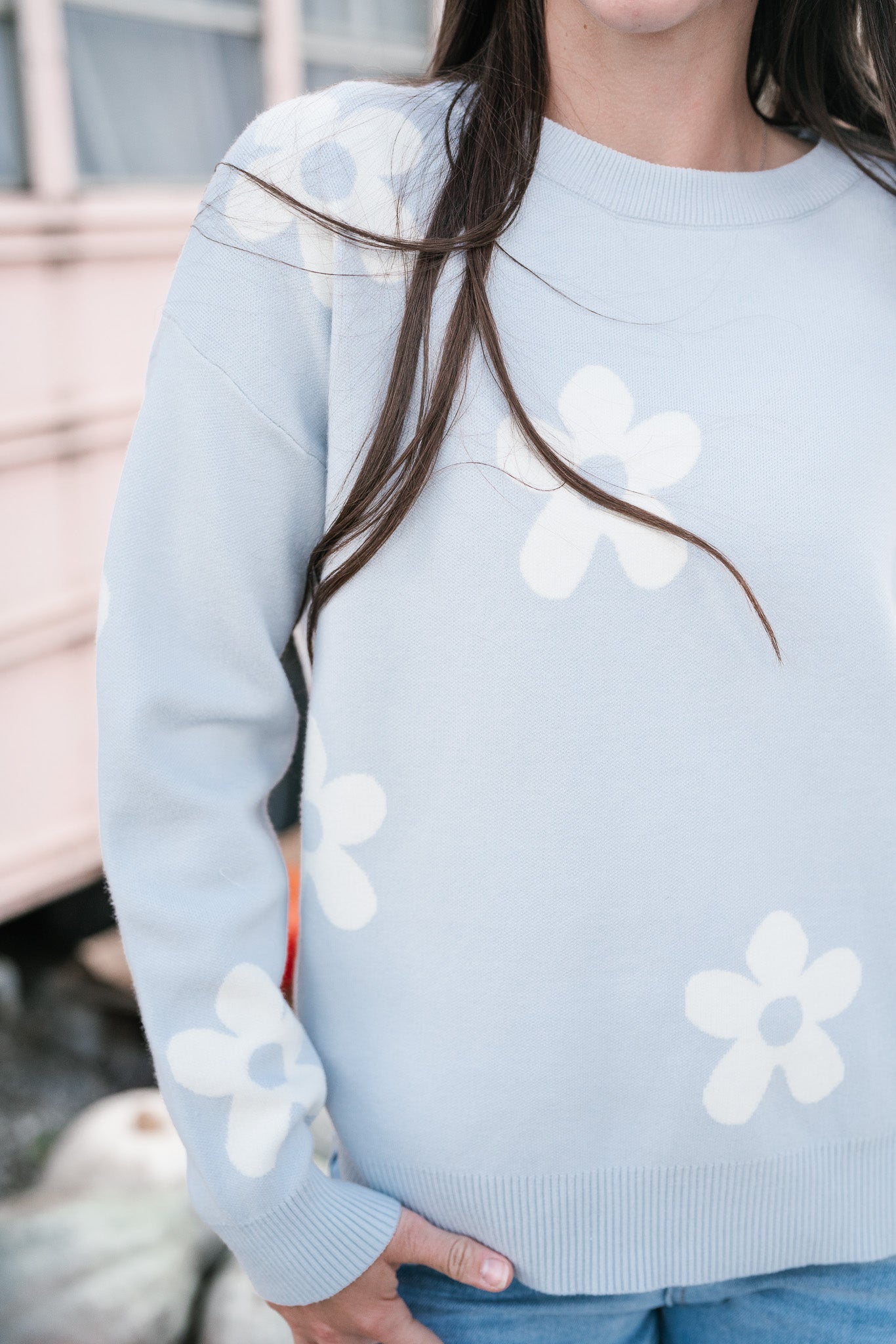 Soft Touch Floral Sweater