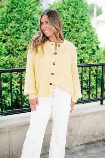 Buttercup Breeze Knit Cardigan