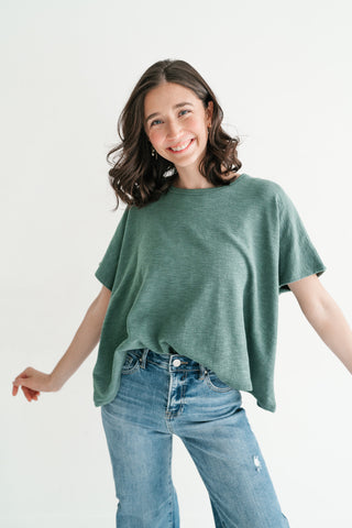 Pure Ease Relaxed Top - Deep Teal