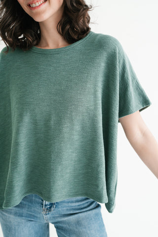 Pure Ease Relaxed Top - Deep Teal