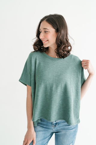 Pure Ease Relaxed Top - Deep Teal