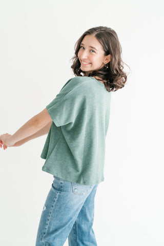 Pure Ease Relaxed Top - Deep Teal