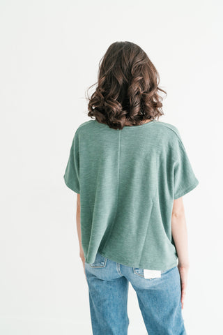 Pure Ease Relaxed Top - Deep Teal