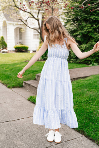 Pure Joy Tiered Midi Dress
