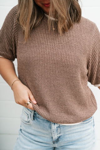 First Light Knit Sweater Top
