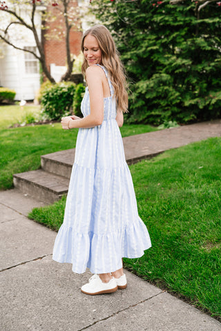 Pure Joy Tiered Midi Dress