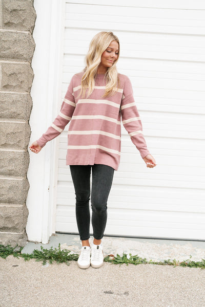 Autumn Lines Sweater Top