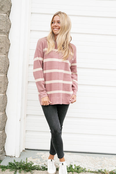 Autumn Lines Sweater Top