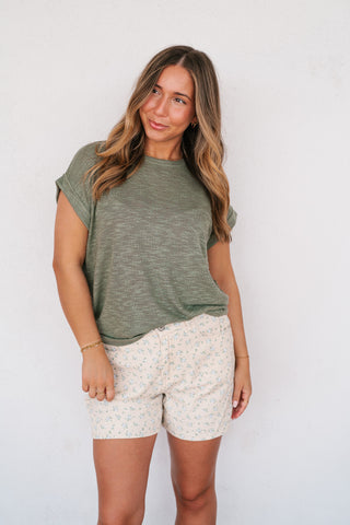 Bluebells Floral Relaxed Shorts