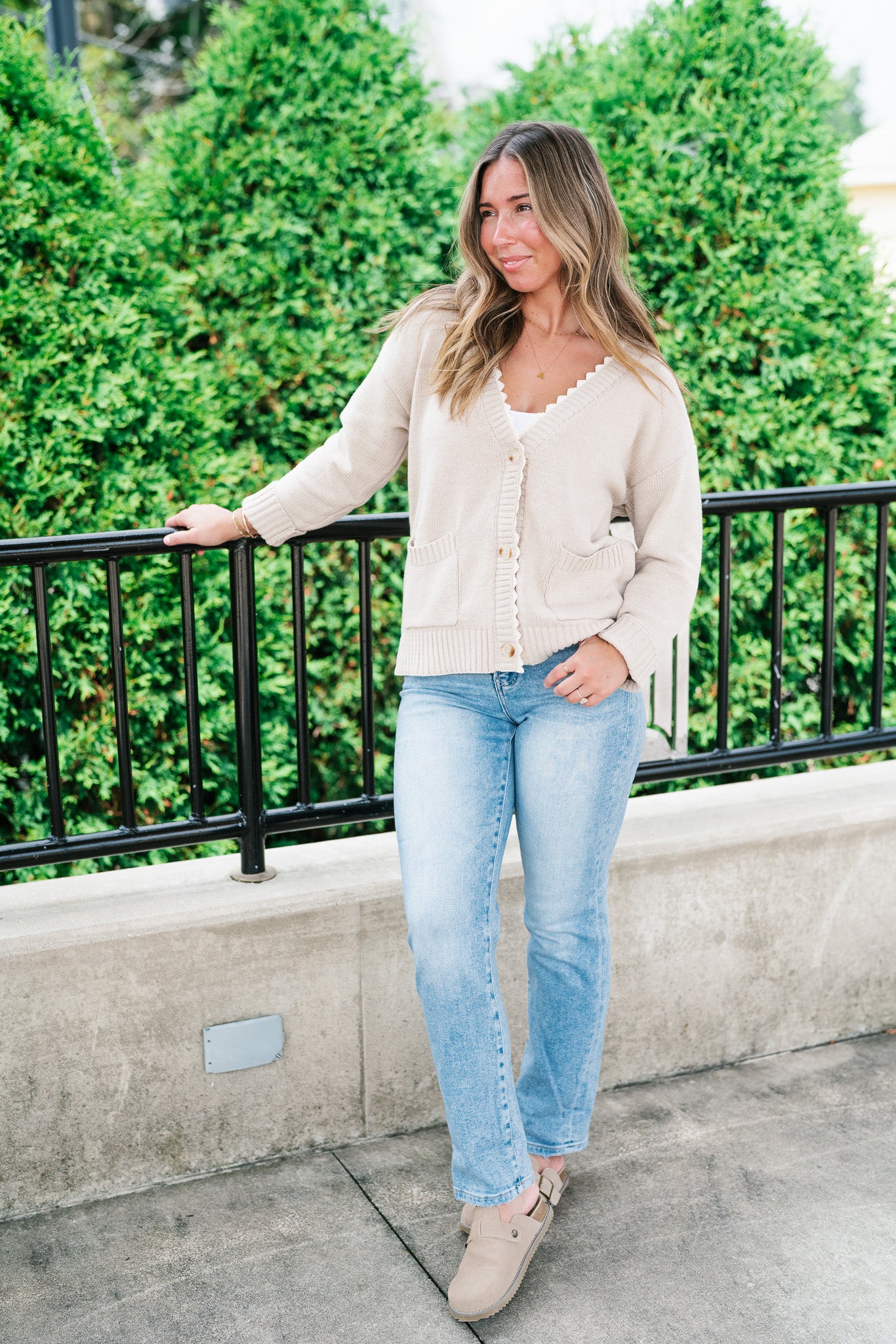 Laced In Comfort Button Up Cardigan