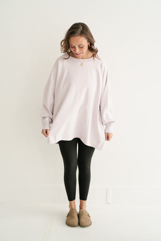 Effortless Comfort Oversized Knit Pullover Top