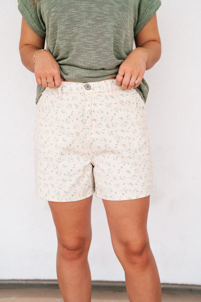 Bluebells Floral Relaxed Shorts