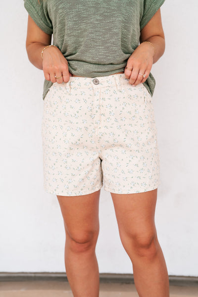 Bluebells Floral Relaxed Shorts
