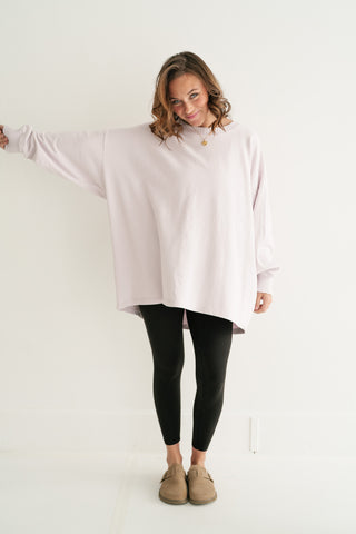Effortless Comfort Oversized Knit Pullover Top