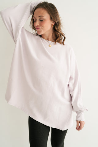 Effortless Comfort Oversized Knit Pullover Top