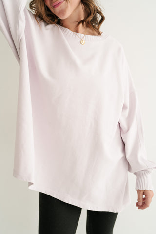 Effortless Comfort Oversized Knit Pullover Top