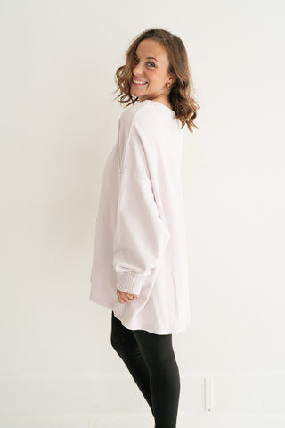 Effortless Comfort Oversized Knit Pullover Top