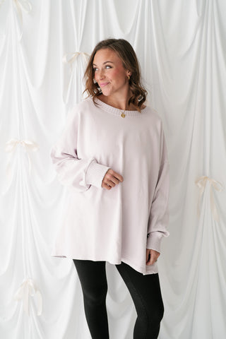 Effortless Comfort Oversized Knit Pullover Top