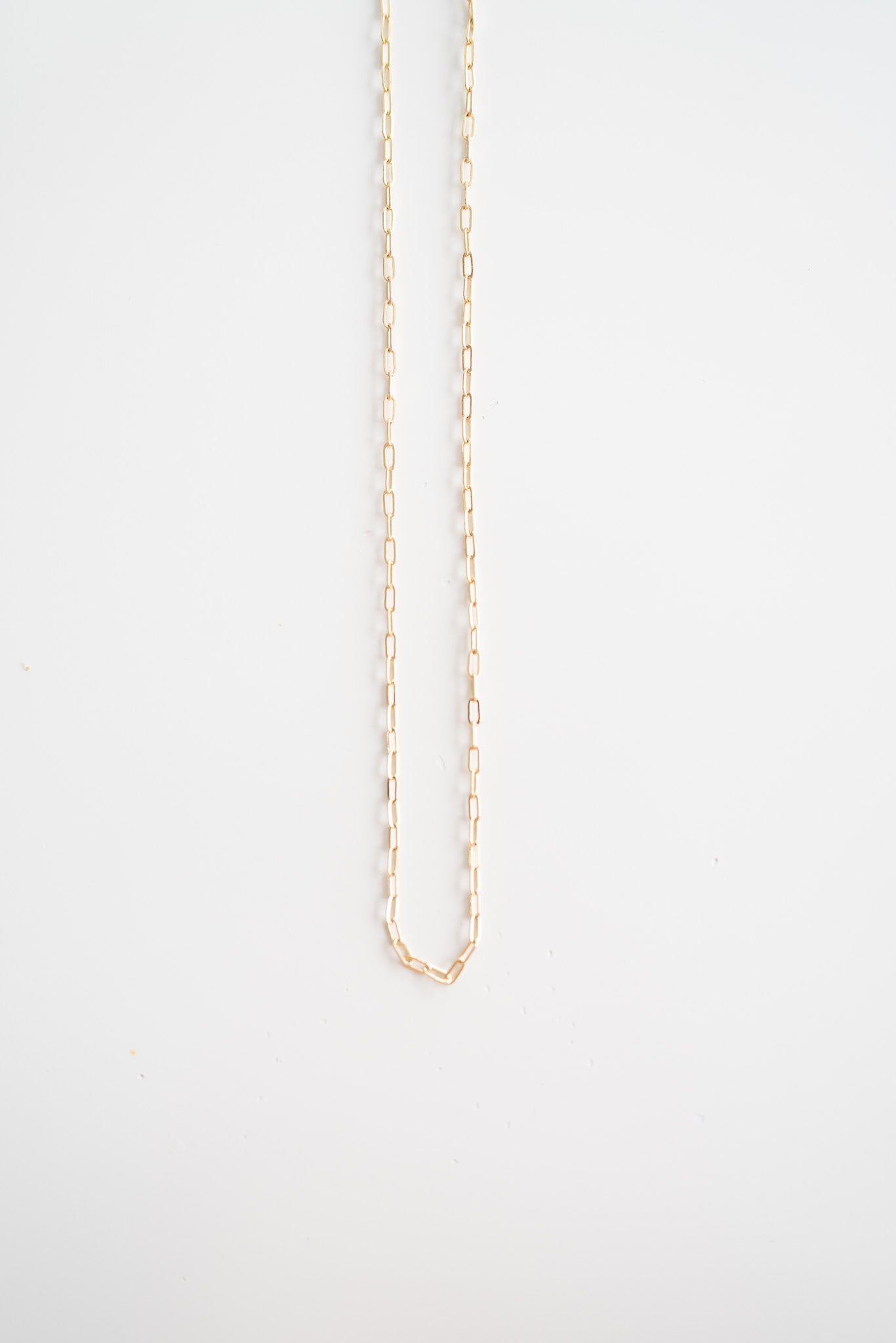 Dainty Gold Single Chain Necklace