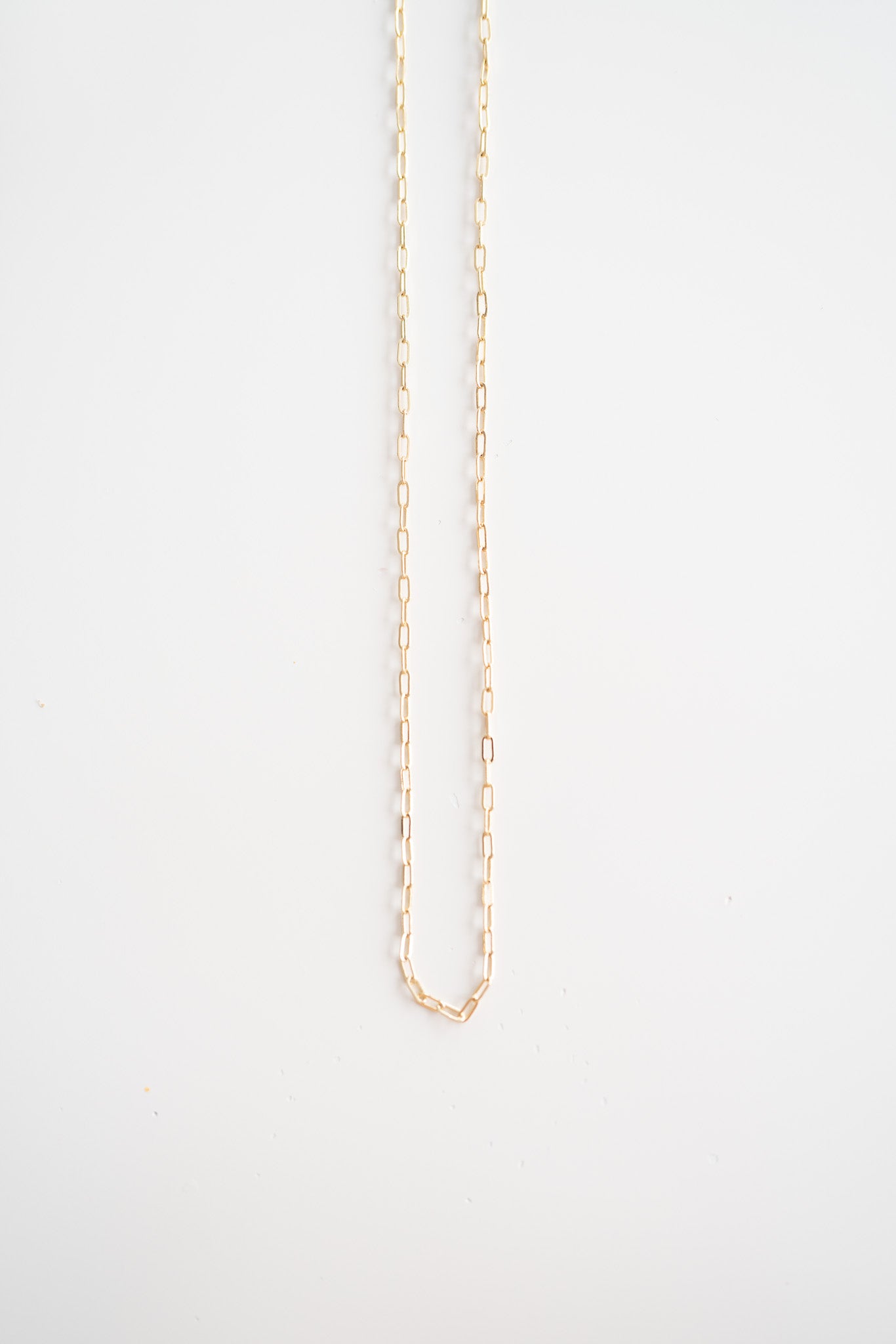 Dainty Gold Single Chain Necklace