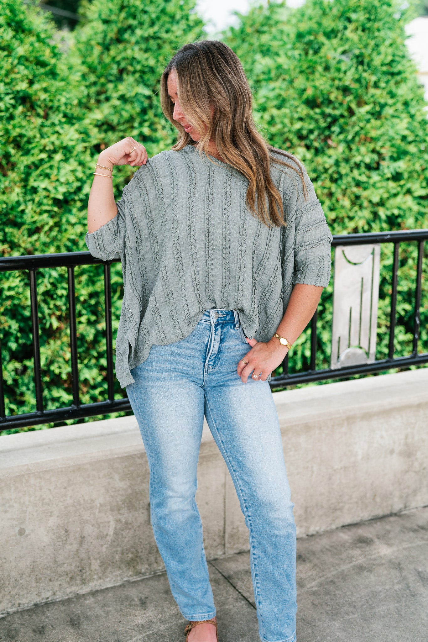 Willows Textured Relaxed Top
