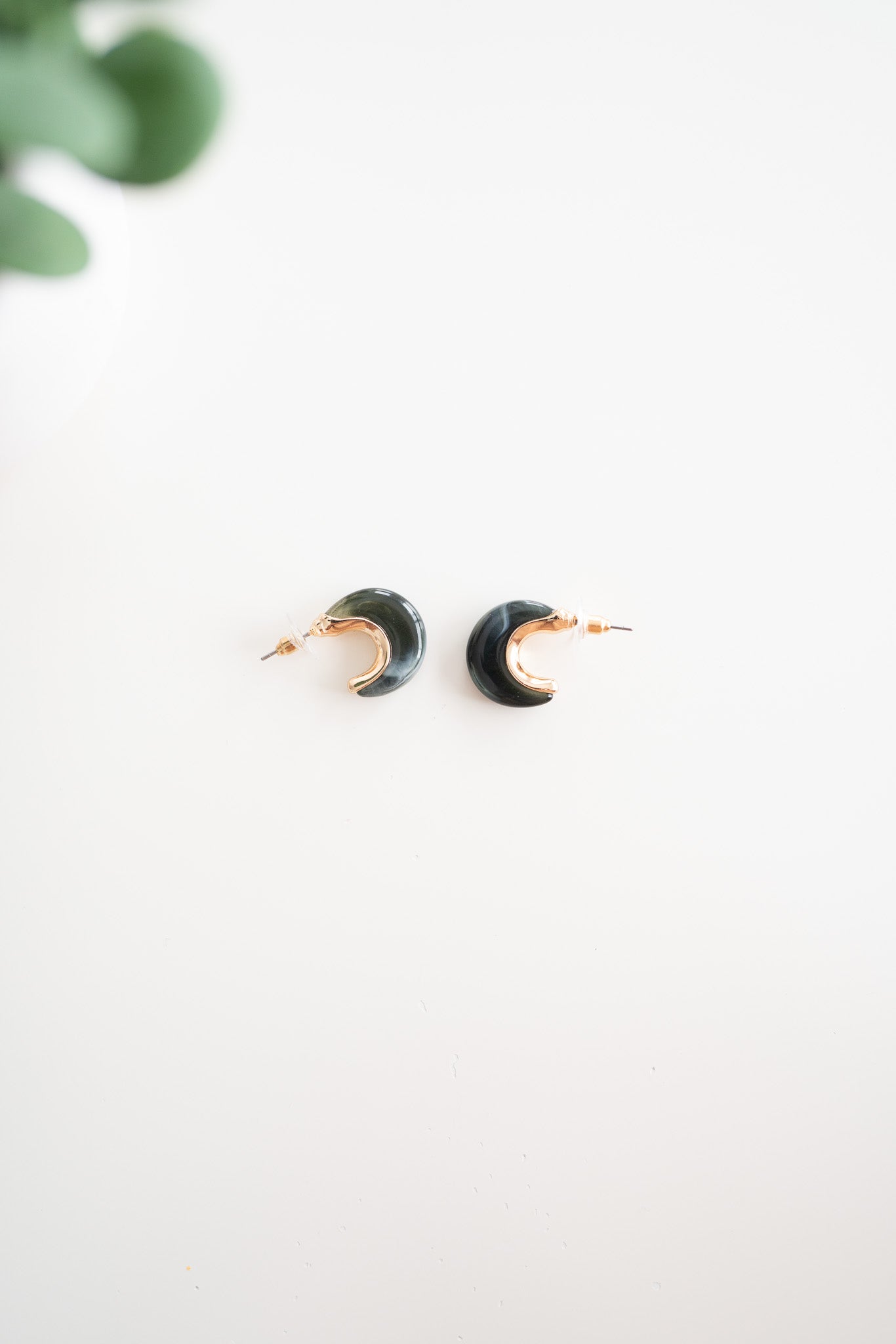 Maryann Black and Gold Earrings