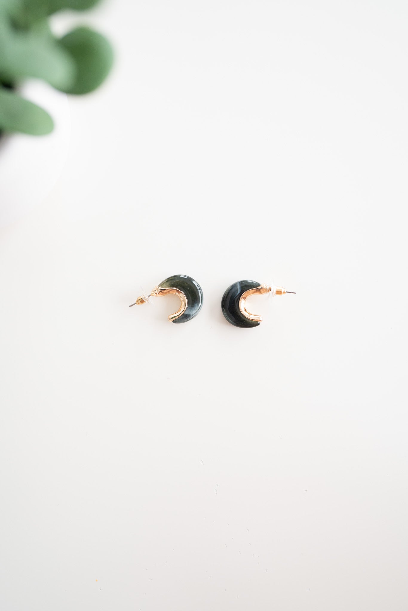 Maryann Black and Gold Earrings