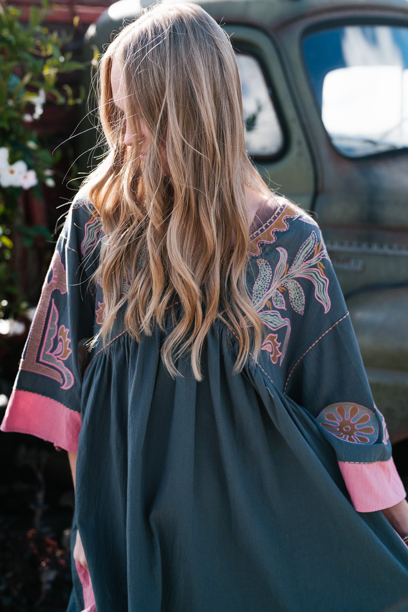 Boho Chic V Neck Tunic