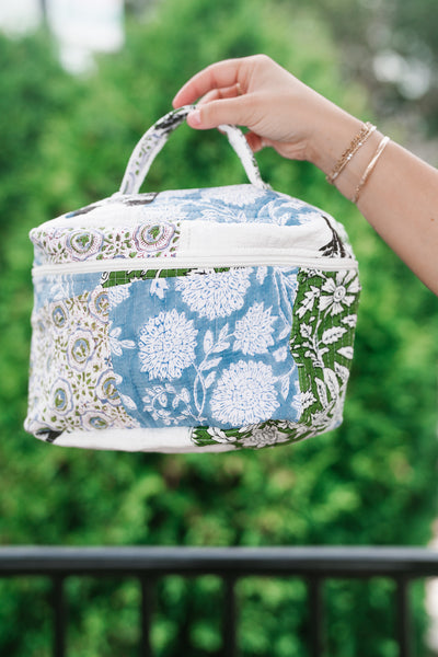 Ocean Dreams Patchwork Make Up Bag