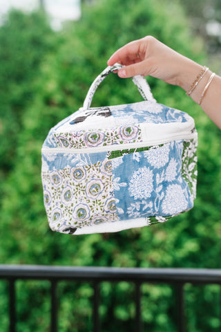 Ocean Dreams Patchwork Make Up Bag