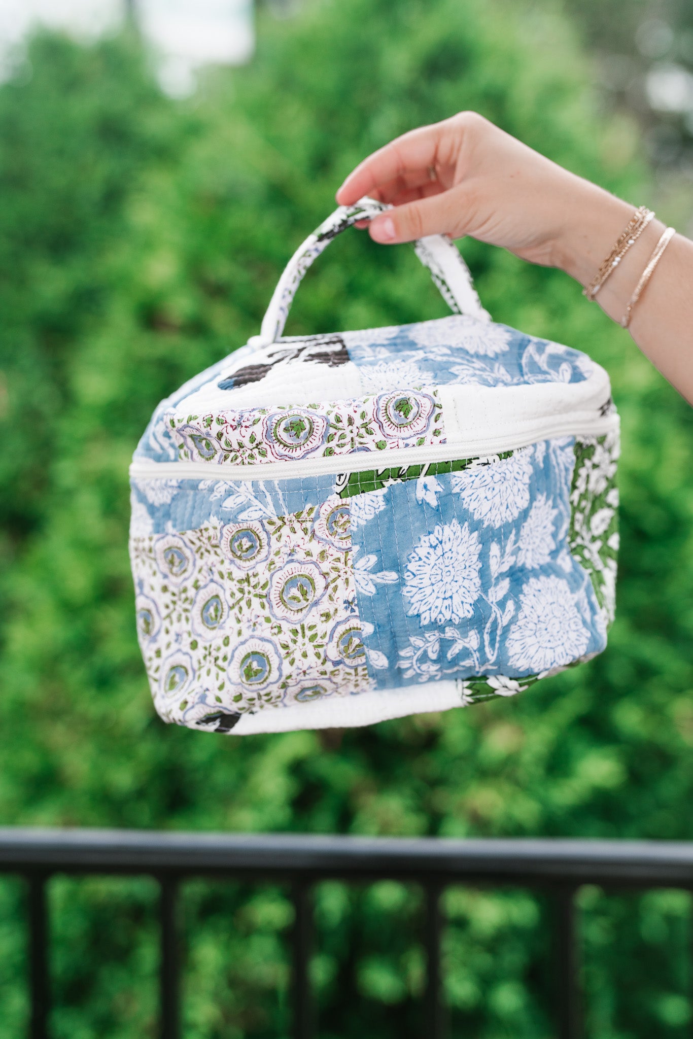 Ocean Dreams Patchwork Make Up Bag