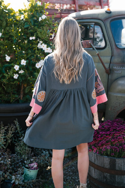 Boho Chic V Neck Tunic