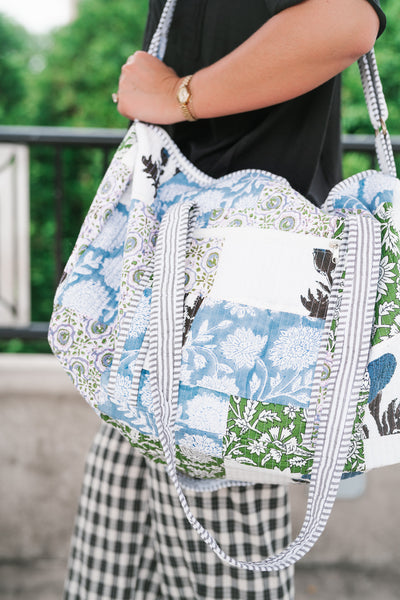 Ocean Dreams Patchwork Duffle Bag