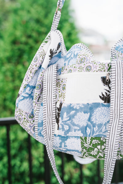 Ocean Dreams Patchwork Duffle Bag