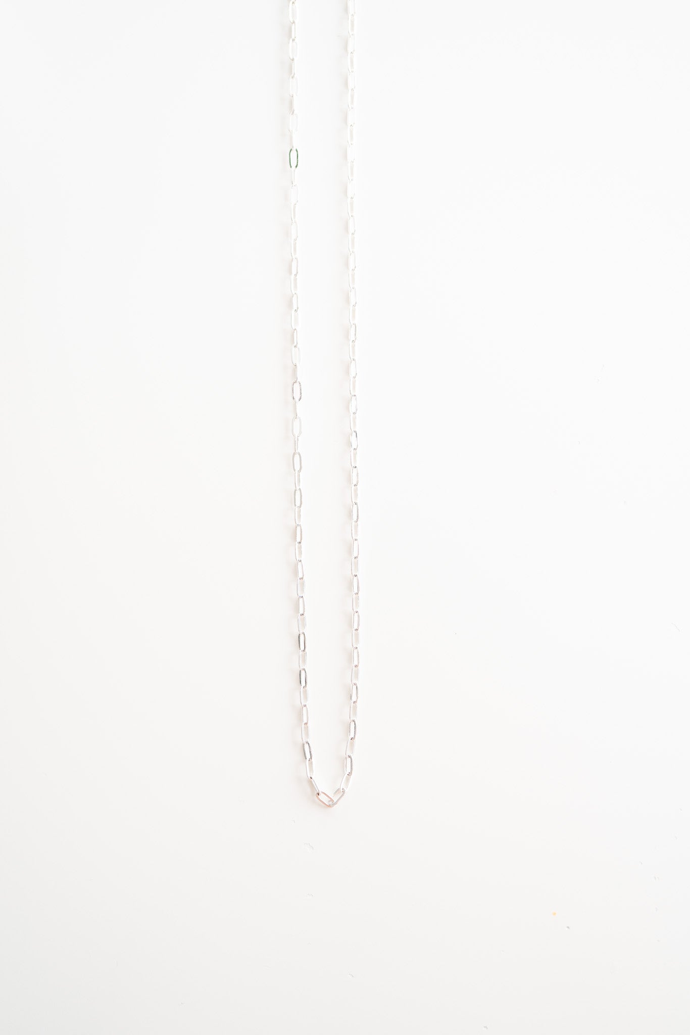 Silver Dainty Single Chain Necklace