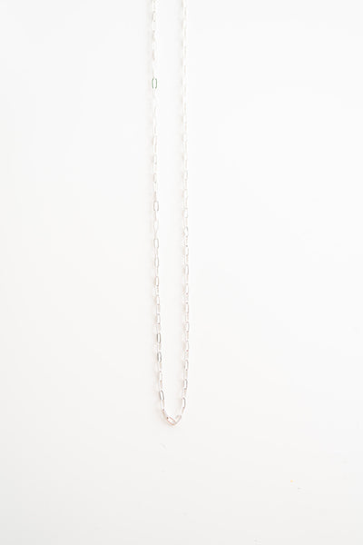 Silver Dainty Single Chain Necklace