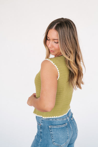 Close to Me Knit Vest Top